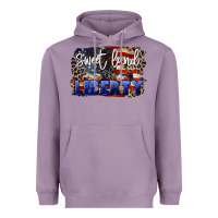 Lavender Sweet land of liberty 4th of july Heavyweight Hoodie - CowGirlArtShop