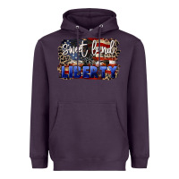 Plum Sweet land of liberty 4th of july Heavyweight Hoodie - CowGirlArtShop