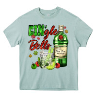 Arona gin`gle bells with bottle and cocktail Heavy Core Tee - AdoDesignShop