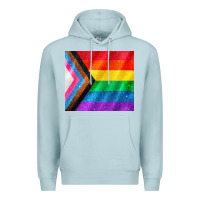 Blue Mist Pride flag Premium Hoodie - CowGirlArtShop