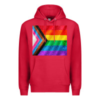 Cardinal Pride flag Premium Hoodie - CowGirlArtShop