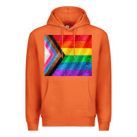 Carrot Pride flag Premium Hoodie - CowGirlArtShop
