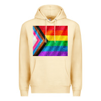 Pina Colada Pride flag Premium Hoodie - CowGirlArtShop