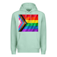 Seafoam Pride flag Premium Hoodie - CowGirlArtShop