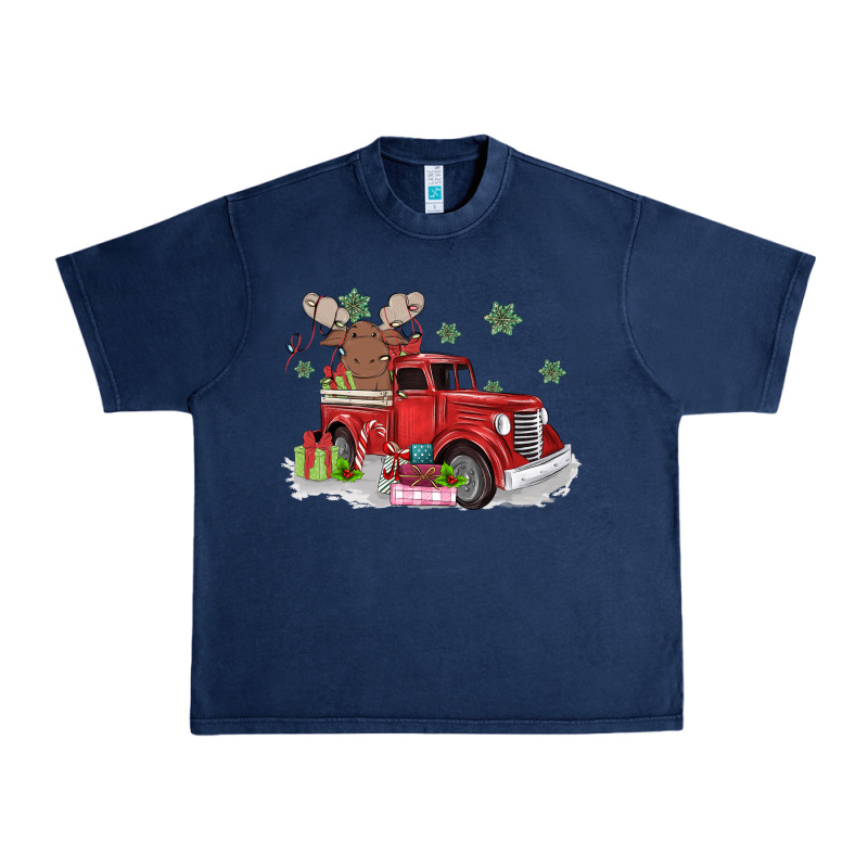 Christmas Truck Urban Heavy Tee by MaliasSmallBusiness | Teevron