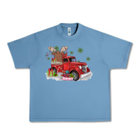 Pebble Blue christmas truck Urban Heavy Tee - MaliasSmallBusiness