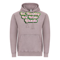 Vintage Zinc on tuesday we wear beads Vintage Hoodie - MaliasSmallBusiness