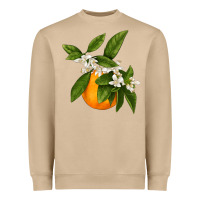 Mushroom Tangerine Heavyweight Sweatshirt - LillyAllenDesigns