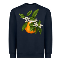 Navy Tangerine Heavyweight Sweatshirt - LillyAllenDesigns