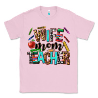 Bubblegum Pink wife mom teacher Classic Tee - NancyCooperArtShop