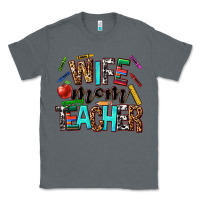 Charcoal Heather wife mom teacher Classic Tee - NancyCooperArtShop