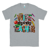 Heather Grey wife mom teacher Classic Tee - NancyCooperArtShop