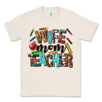 Natural wife mom teacher Classic Tee - NancyCooperArtShop