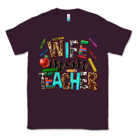 Plum wife mom teacher Classic Tee - NancyCooperArtShop