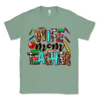 Sage wife mom teacher Classic Tee - NancyCooperArtShop