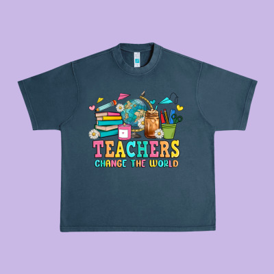 Custom Teacher Urban Heavy Tee Designed By Jahusdesignshop
