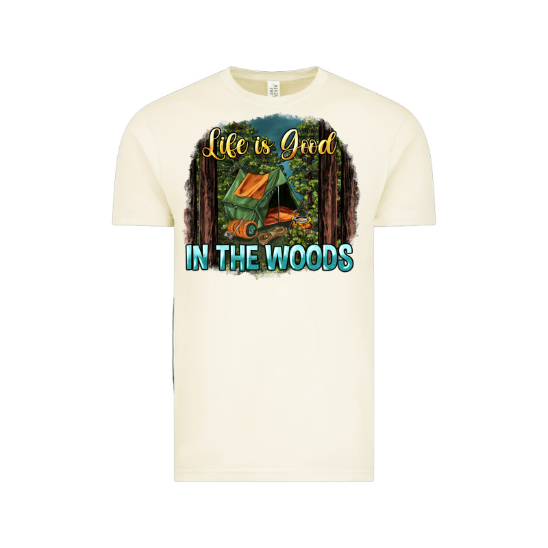 Life Is Good In The Woods Vintage Tee by NancyCooperArtShop | Teevron
