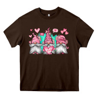 Chocolate Brown valentines day gnomes Heavy Core Tee - Jasminsmagicworld