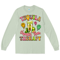 Matcha tequila cheaper than therapy Long Sleeve Tee - LillyAllenDesigns