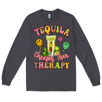Smoke tequila cheaper than therapy Long Sleeve Tee - LillyAllenDesigns