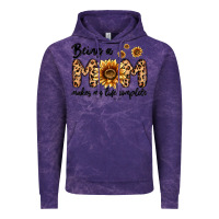 Cloud Purple being a mom makes my life complete Vintage Hoodie - MaliasSmallBusiness