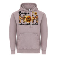 Vintage Zinc being a mom makes my life complete Vintage Hoodie - MaliasSmallBusiness