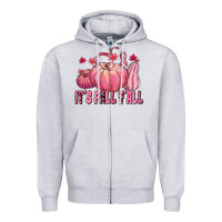 Heather Grey its fall yall Zipper Hoodie - texasbilliewilder