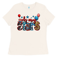 Bone oh my stars 4th of july Ladies Tee - Jasminsmagicworld
