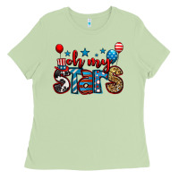 Matcha oh my stars 4th of july Ladies Tee - Jasminsmagicworld