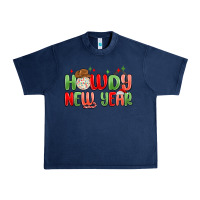 Navy howdy new year Urban Heavy Tee - MaliasSmallBusiness