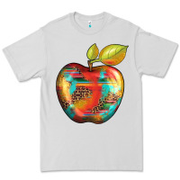 Dove Grey leopard turquoise glitter serape Premium Tee - Artiststas