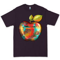 Plum leopard turquoise glitter serape Premium Tee - Artiststas