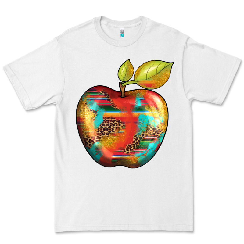 Leopard Turquoise Glitter Serape Premium Tee by Artiststas | Teevron