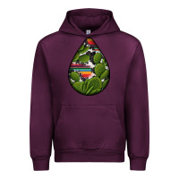 Mauve Wine mexican teardrop  5 Urban Hoodie - BundleAndBundleShop