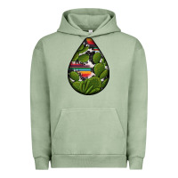 Pigment Oil Green mexican teardrop  5 Urban Hoodie - BundleAndBundleShop