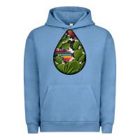 Pigment Pebble Blue mexican teardrop  5 Urban Hoodie - BundleAndBundleShop