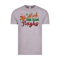 Vintage Zinc our team sleigh Vintage Tee - MaliasSmallBusiness