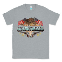 Heather Grey make america cowboy again Classic Tee - NancyCooperArtShop