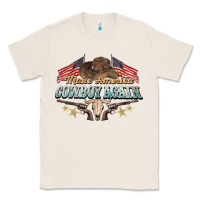 Natural make america cowboy again Classic Tee - NancyCooperArtShop