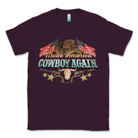 Plum make america cowboy again Classic Tee - NancyCooperArtShop