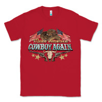 Red make america cowboy again Classic Tee - NancyCooperArtShop