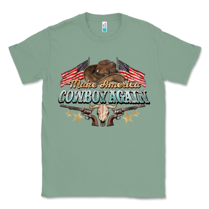 Make America Cowboy Again Classic Tee by NancyCooperArtShop | Teevron