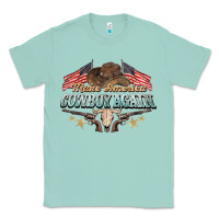 Seafoam make america cowboy again Classic Tee - NancyCooperArtShop