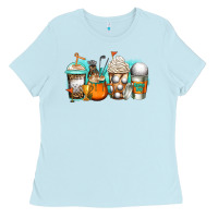 Baby Blue golf coffee cups Ladies Tee - Jasminsmagicworld