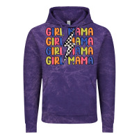 Cloud Purple girl mama lightning bolt Vintage Hoodie - MaliasSmallBusiness