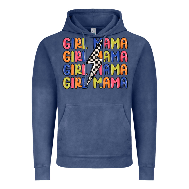Girl Mama Lightning Bolt Vintage Hoodie by MaliasSmallBusiness | Teevron