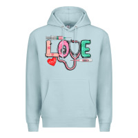 Blue Mist Love Nursing Premium Hoodie - CowGirlArtShop