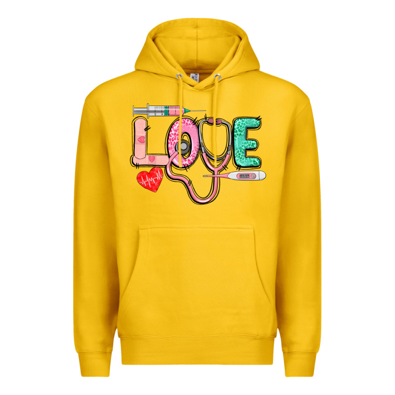 Love Nursing Premium Hoodie by CowGirlArtShop | Teevron