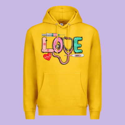 Love Nursing Premium Hoodie Designed By Cowgirlartshop