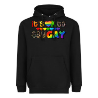Black It's okay to say Gay pride Heavyweight Hoodie - CowGirlArtShop